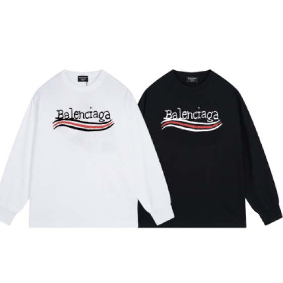 Balenciaga long-sleeved shirt with graffiti print.